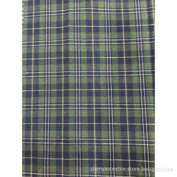 T/C (40%Cotton 60%Polyester) Woven Yarn-dyed Plaid Fabric